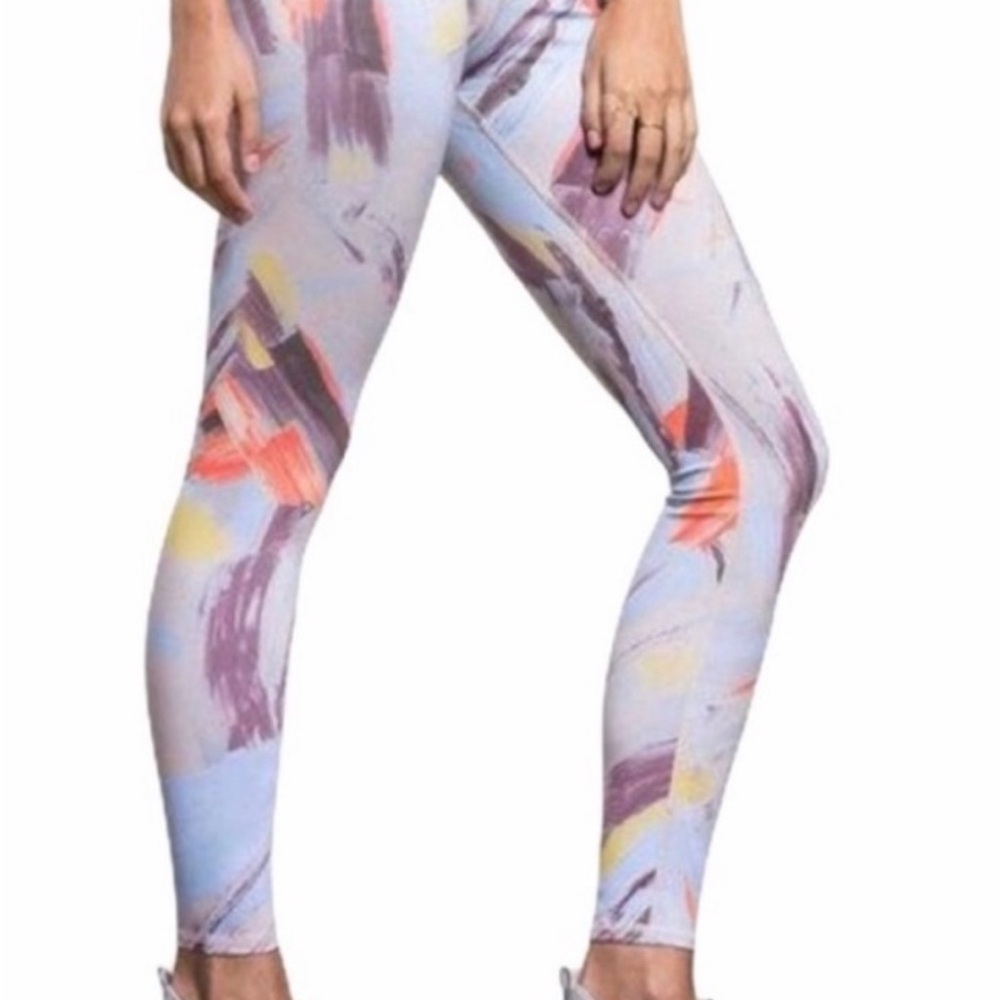 ALO Yoga Multicolor Abstract Leggings